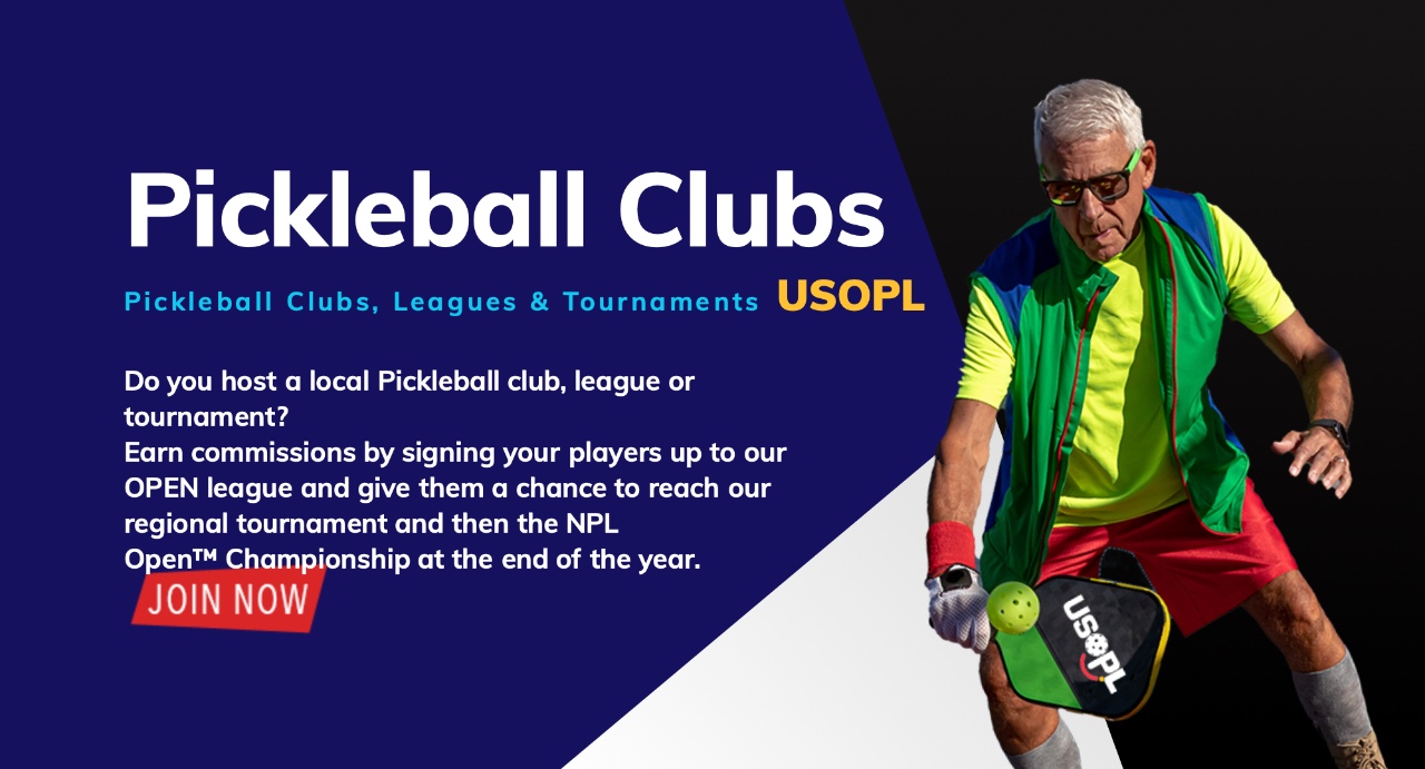 Pickleball clubs, leagues and tournaments